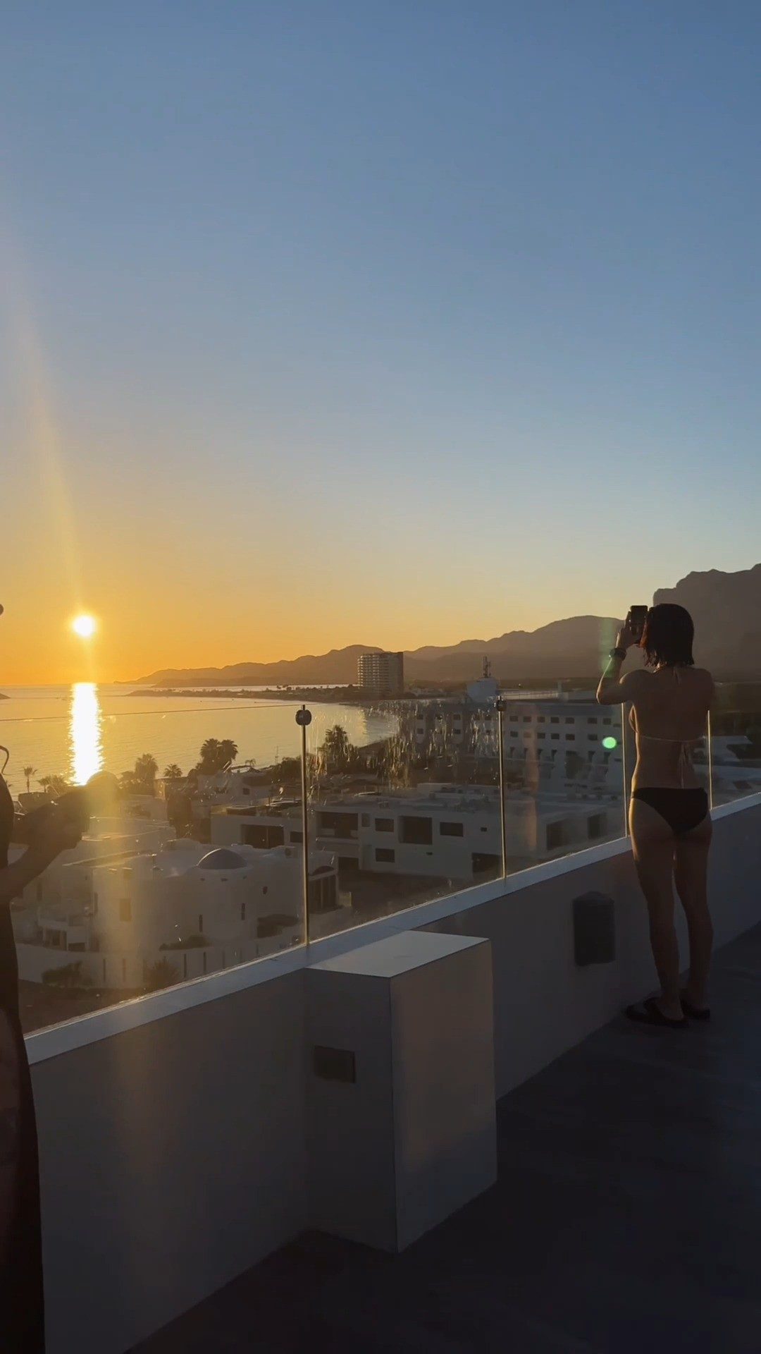 Atardecer desde la terraza
