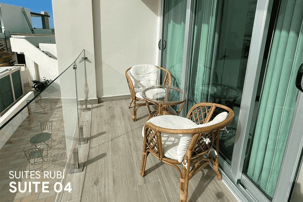 Suite Terraza Vista — Suites Rubí San Carlos